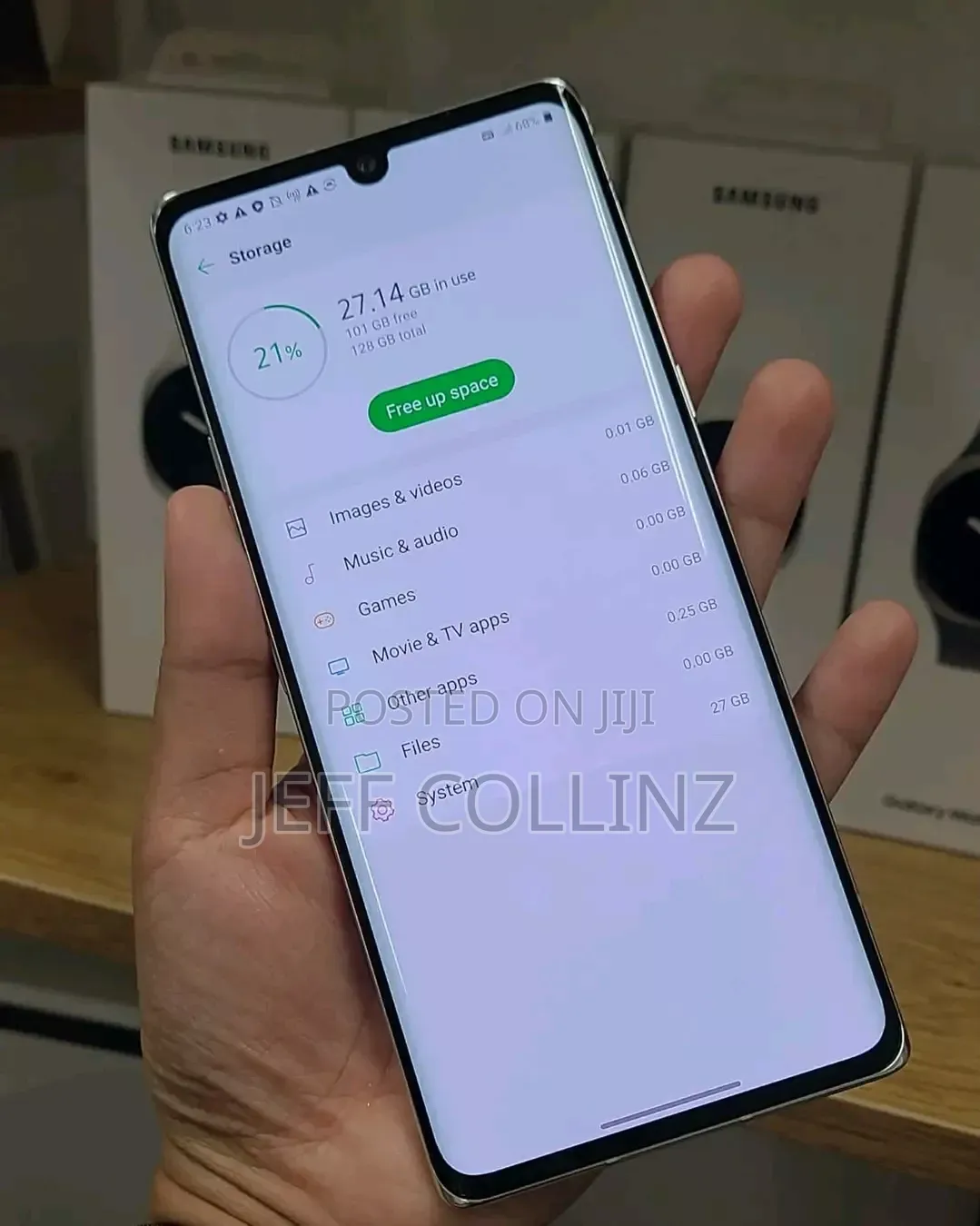 LG Velvet 5G 128 GB Silver