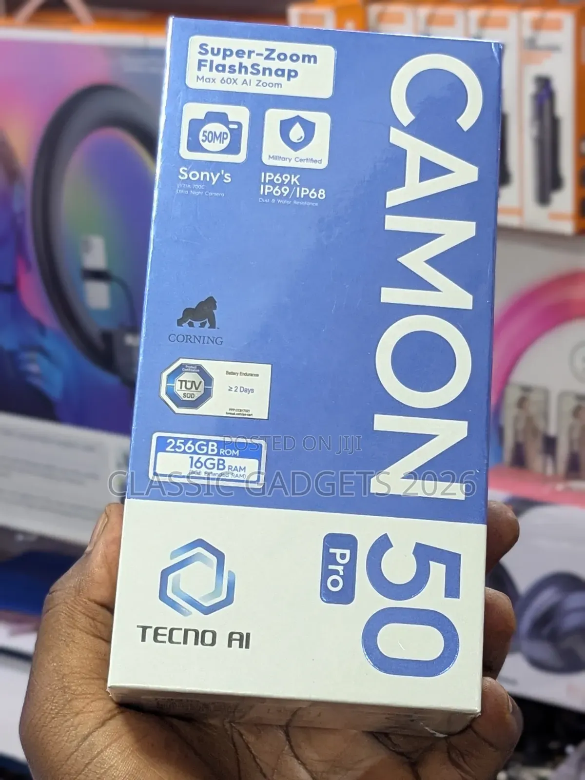 New Tecno Camon 50 Pro 256 GB White