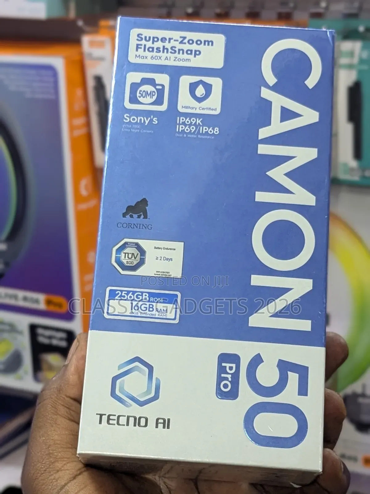 New Tecno Camon 50 Pro 256 GB White