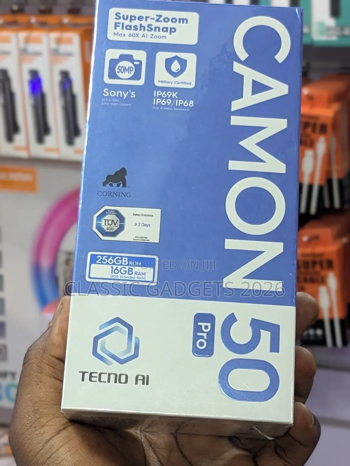 New Tecno Camon 50 Pro 256 GB White