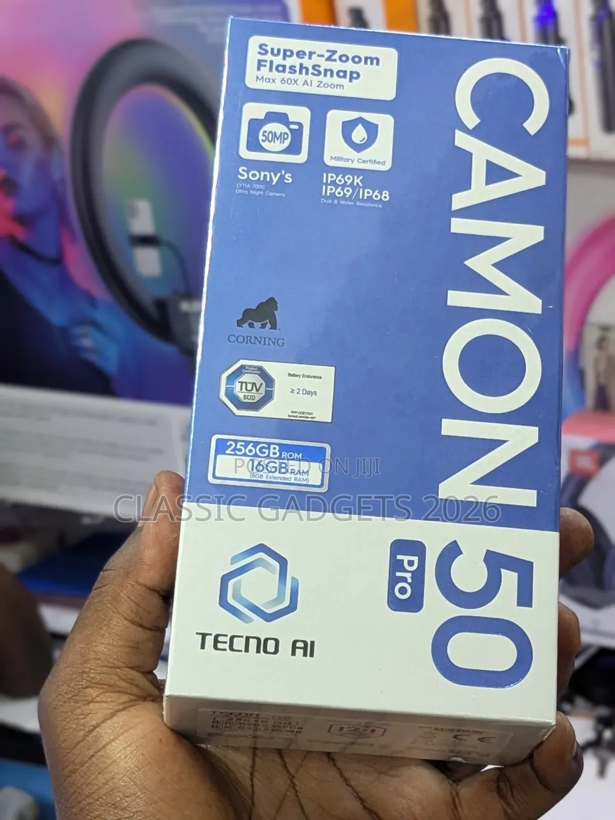 New Tecno Camon 50 Pro 256 GB