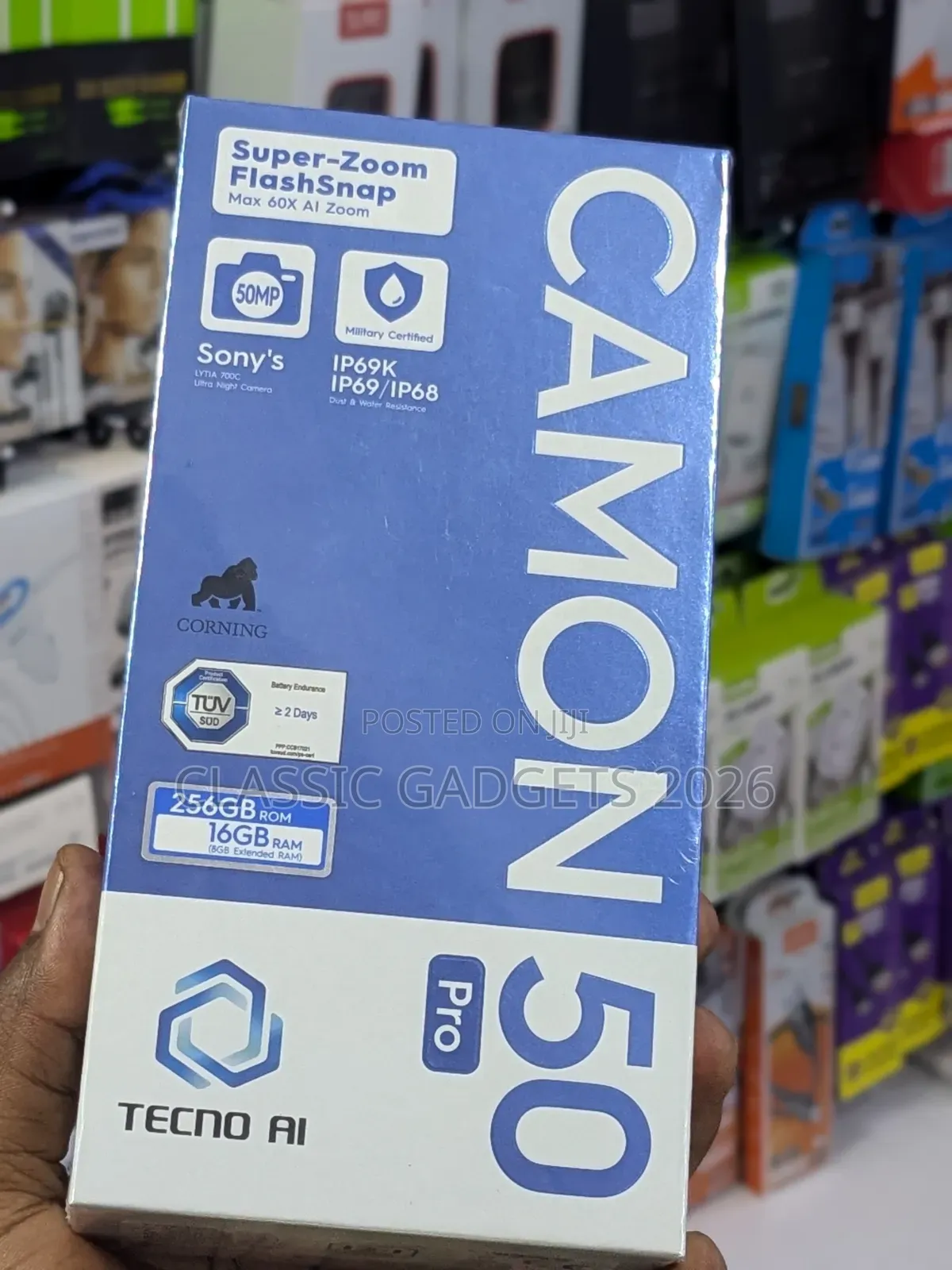 New Tecno Camon 50 Pro 256 GB Rose Gold