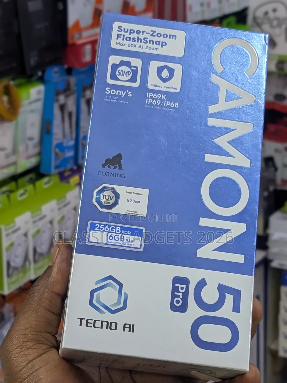 New Tecno Camon 50 Pro 256 GB Rose Gold