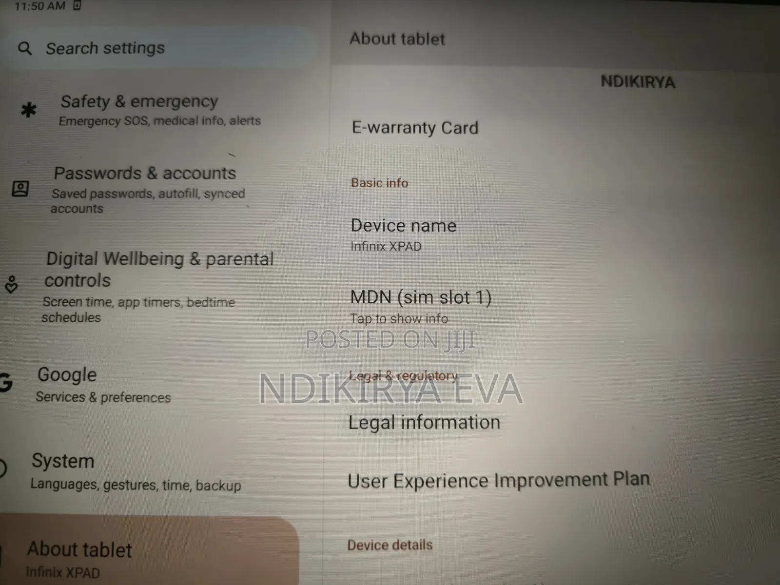 Infinix Tablet
