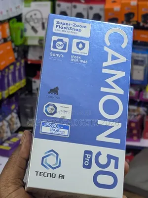 New Tecno Camon 50 Pro 256 GB Gold