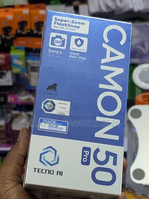 New Tecno Camon 50 Pro 256 GB Gold