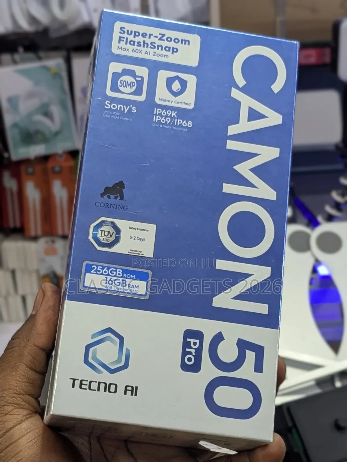 New Tecno Camon 50 Pro 256 GB Gold