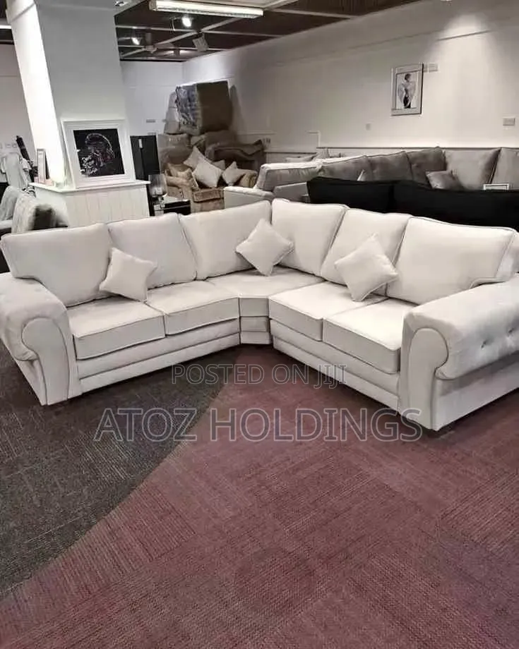 Sofas/Bella 6 Seaters L Sofas in Any Colour or Material 1,599,000/-