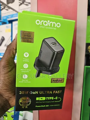 Oraimo 35w Gan Ultra Fast USB-C to USB-C Charger Powergan 351