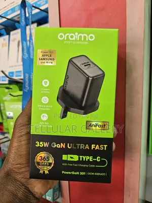 Oraimo 35w Gan Ultra Fast USB-C to USB-C Charger Powergan 351