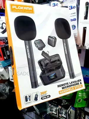 Plokama WM-80, a Dual Wireless Remote Lavalier Microphone