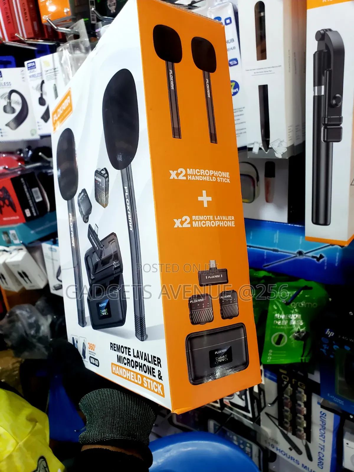 Plokama WM-80, a Dual Wireless Remote Lavalier Microphone