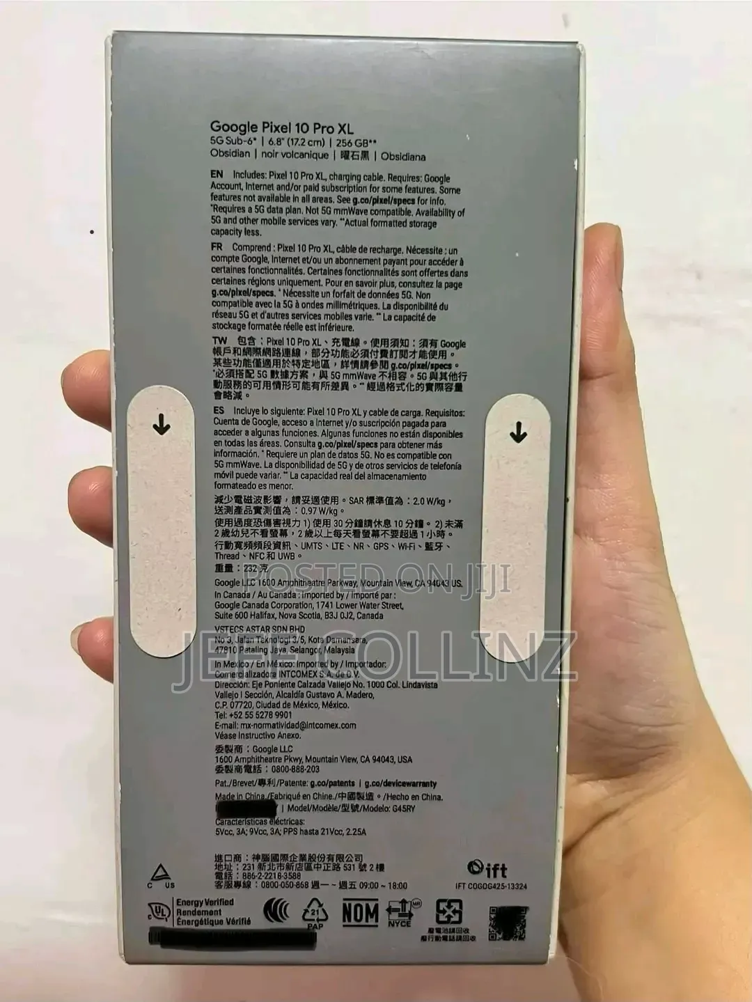 New Google Pixel 10 Pro XL 256 GB Black