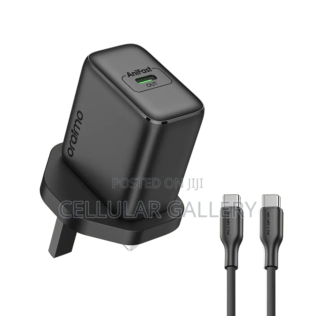 Oraimo 35w Gan Ultra Fast USB-C to USB-C Charger Powergan 351