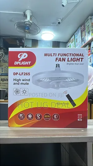 DPLIGHT Multi-Function Fan Light With Remote Control Uses Pin Holder