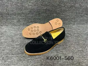Original Brunello Cucinelli Black Suede Horsebit Loafers – Pebble Sole