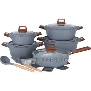 Donnor 15-Piece Non-Stick Granite Cookware Set