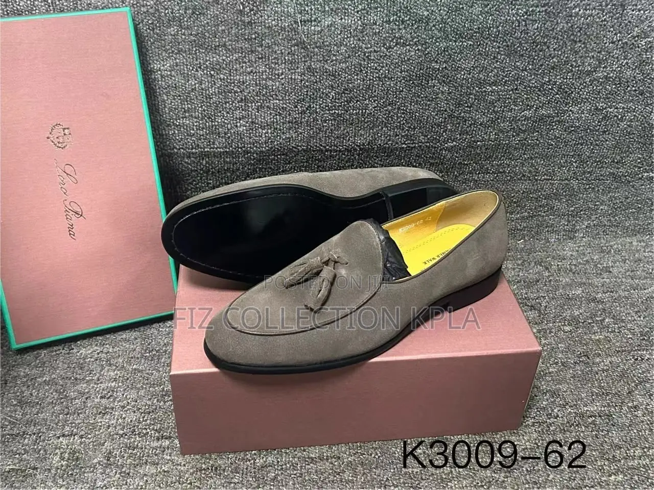 Original Loro Piana Brown Suede Tassel Loafers – Men’s Luxury Shoes
