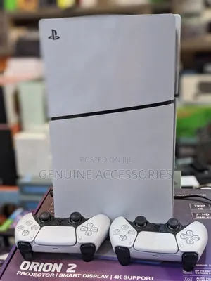 PlayStation 5 Slim Used With Two Gaming Pads