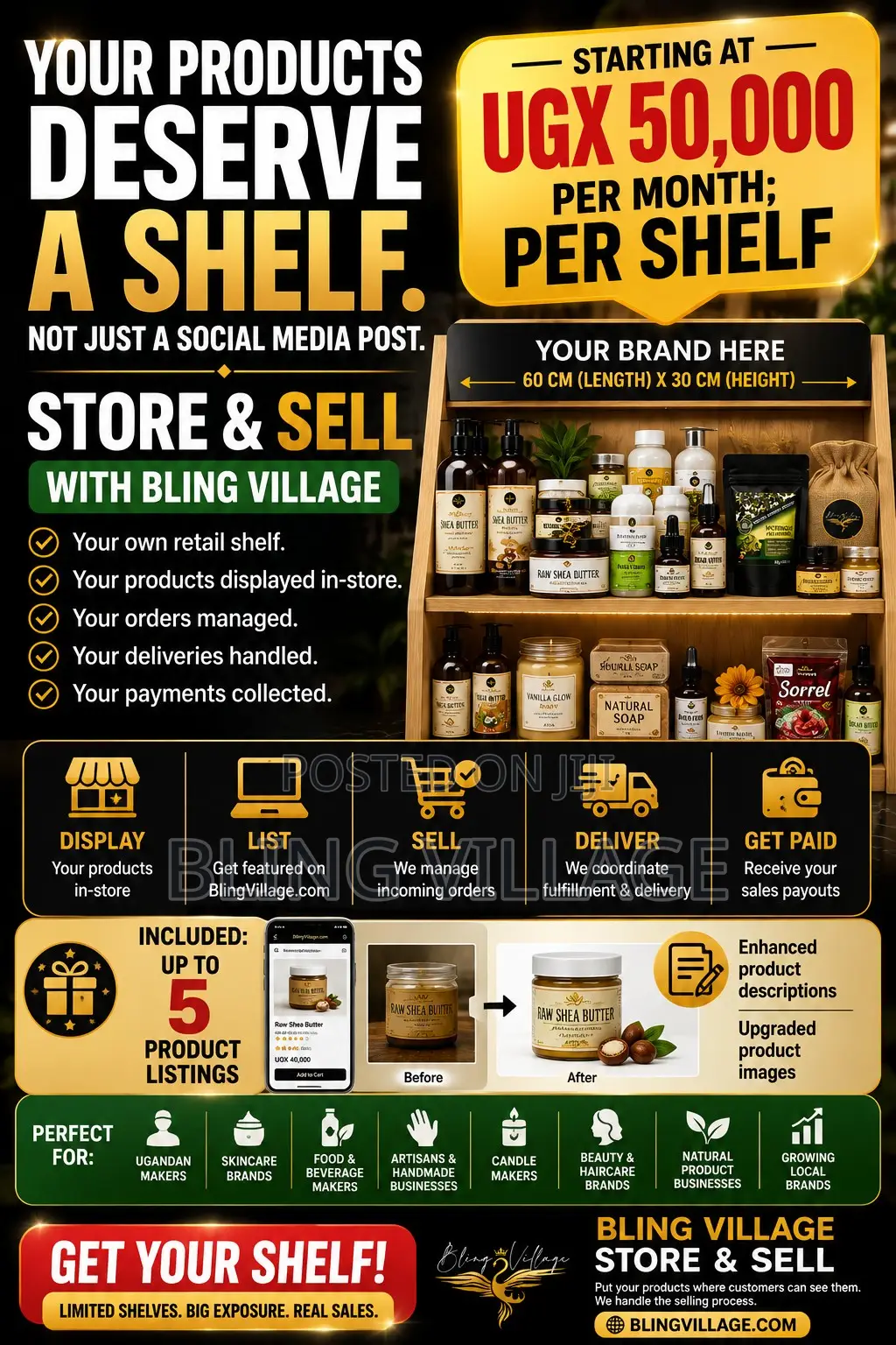 Store Sell Fulfillment Partnership- Sell Your Products From Kampala