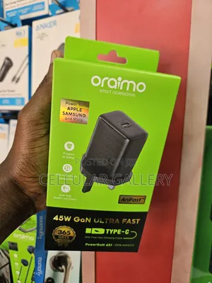 Oraimo 45w Gan Ultra Fast USB-C to USB-C Charger Powergan 451