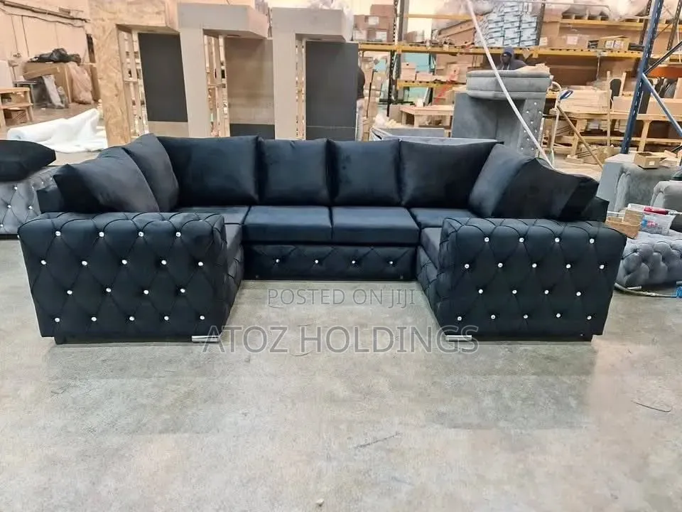 5 Seaters U Sofa Sets in All Colours From 1,699,000/- Order Now