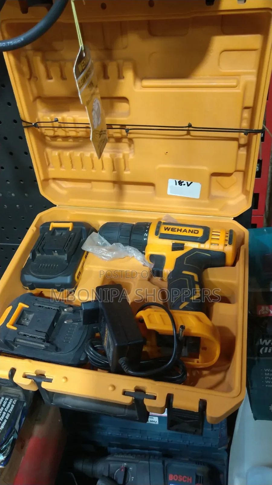 Wehand 18V MAX Cordless Drill Driver Set, Electric Drill, Brushless