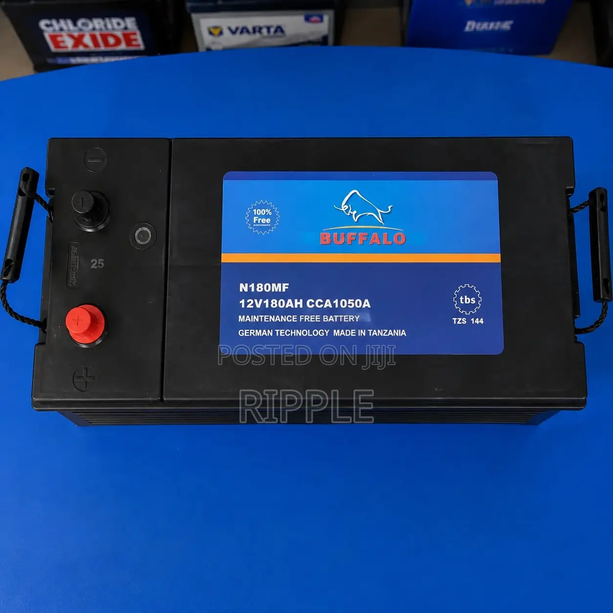 N180 180AH Buffalo Heavy Duty Car Battery