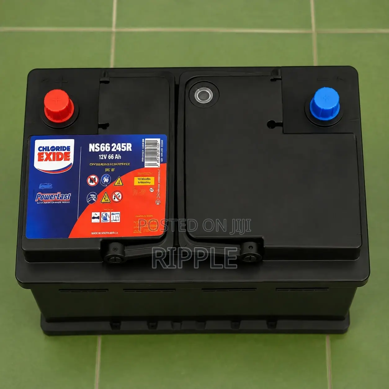 66Ah Chloride Exide PowerLast DIN66 Maintenance Free Car Battery 12V