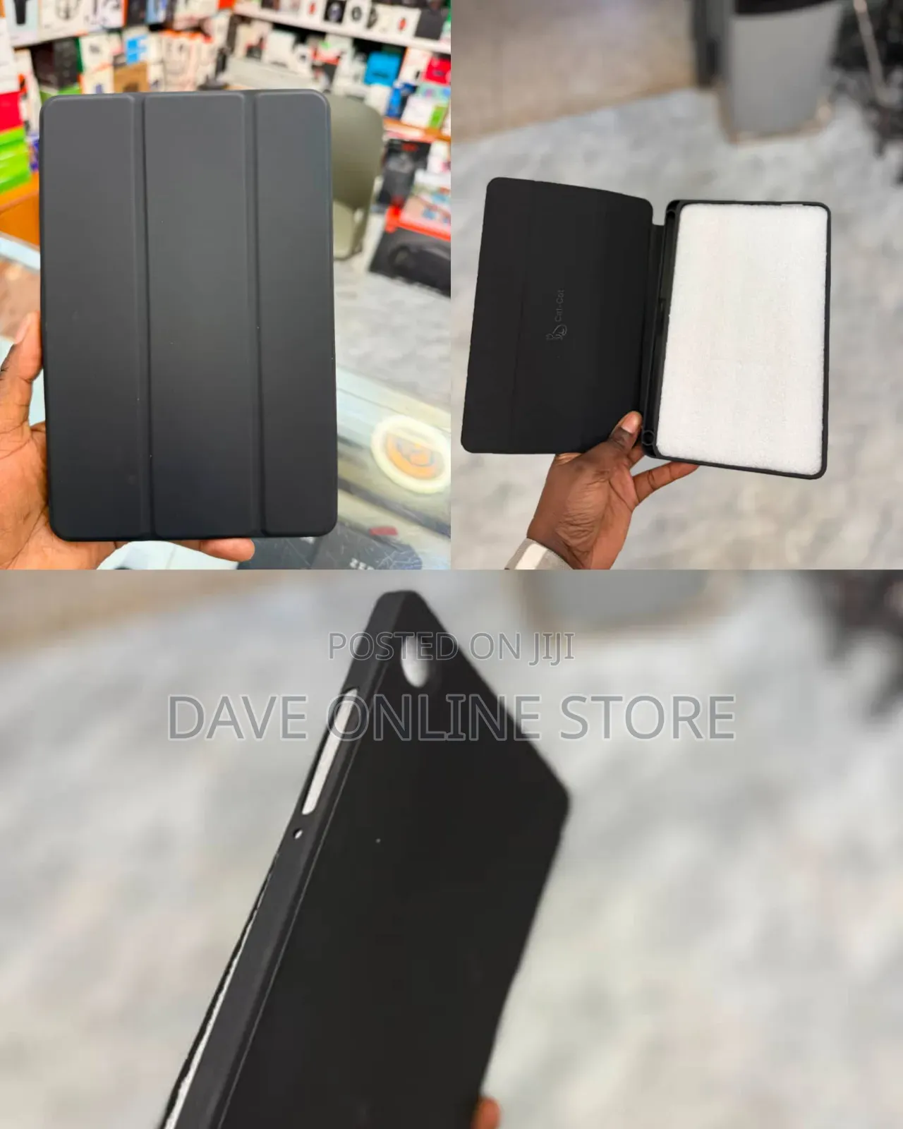 Generic Black Trifold Smart Cover