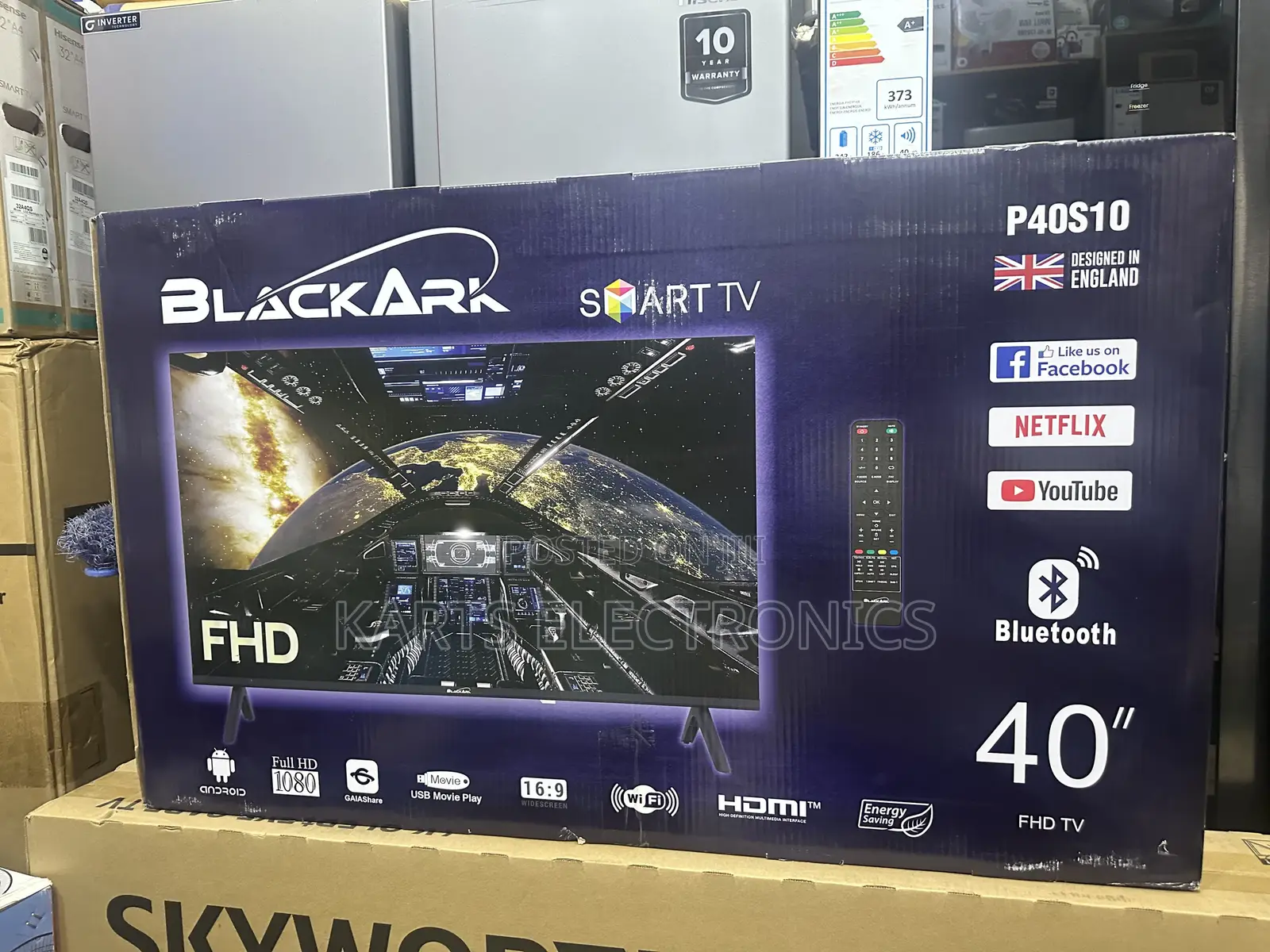 Black Ark 40 Inch Smart TV