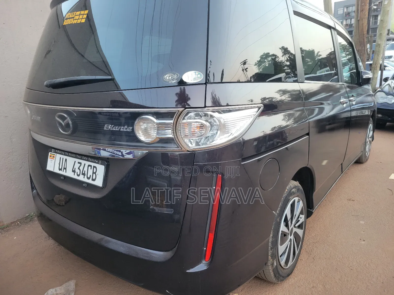 Mazda Biante 2012 Maroon