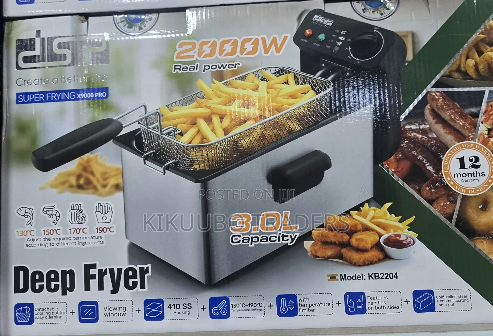 DSP 3L Electric Deep Fryer