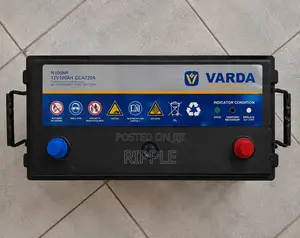 100Ah Varda N100MF 800CCA Maintenance Free Car Battery 12V