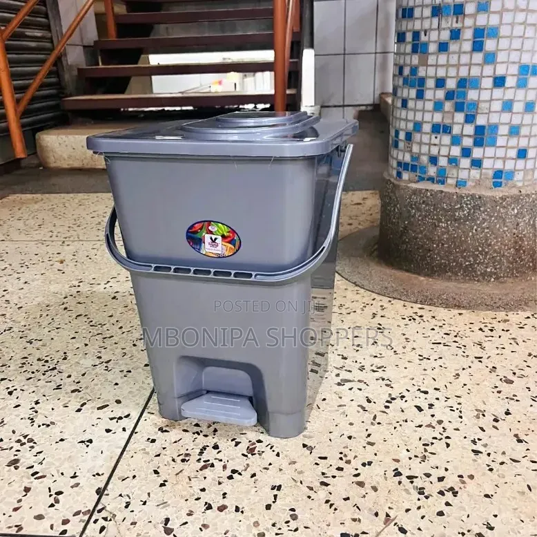 20litre Waste Bin With Foot Pedal, Trash Can Large Outdoor