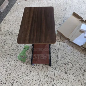 C-Shaped Mobile Side Table