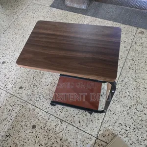 C-Shaped Mobile Side Table