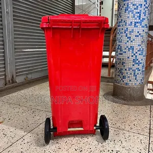 120litres Household Commercial Heavy-Duty Plastic Waste Bin or Dustbin