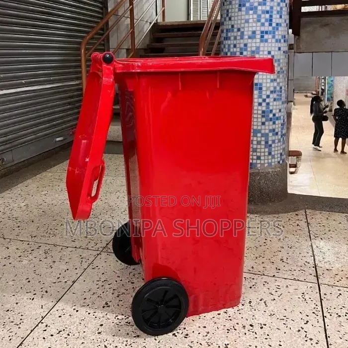 120litres Household Commercial Heavy-Duty Plastic Waste Bin or Dustbin