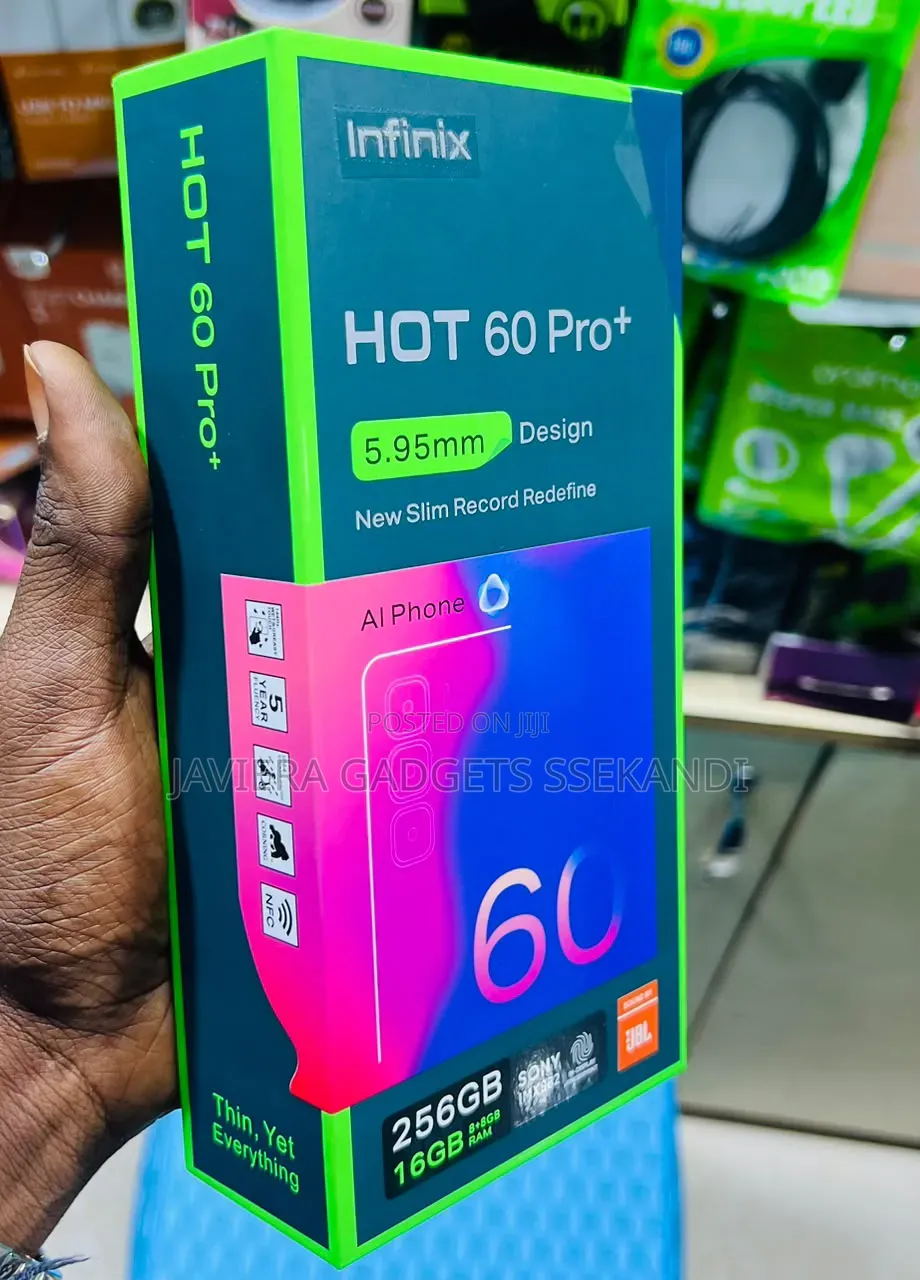 New Infinix Hot 60 Pro+ 256 GB Black