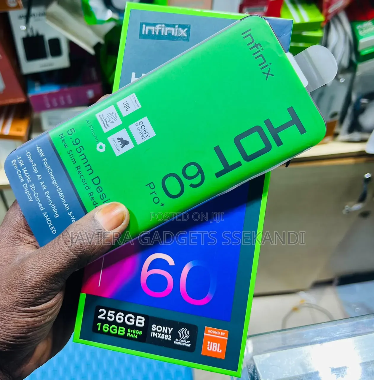 New Infinix Hot 60 Pro+ 256 GB Black