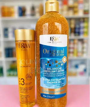 F W Original Brightening Combo Oil and Body Scrub