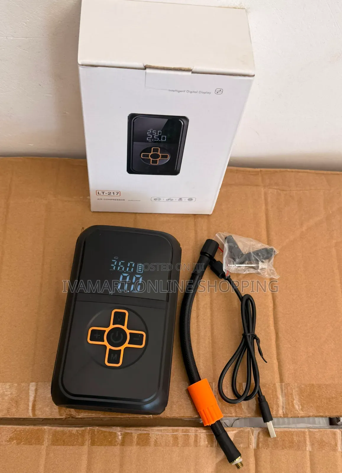 Digital Display Portable Air Compressor -Multifunctional Tyre Inflator
