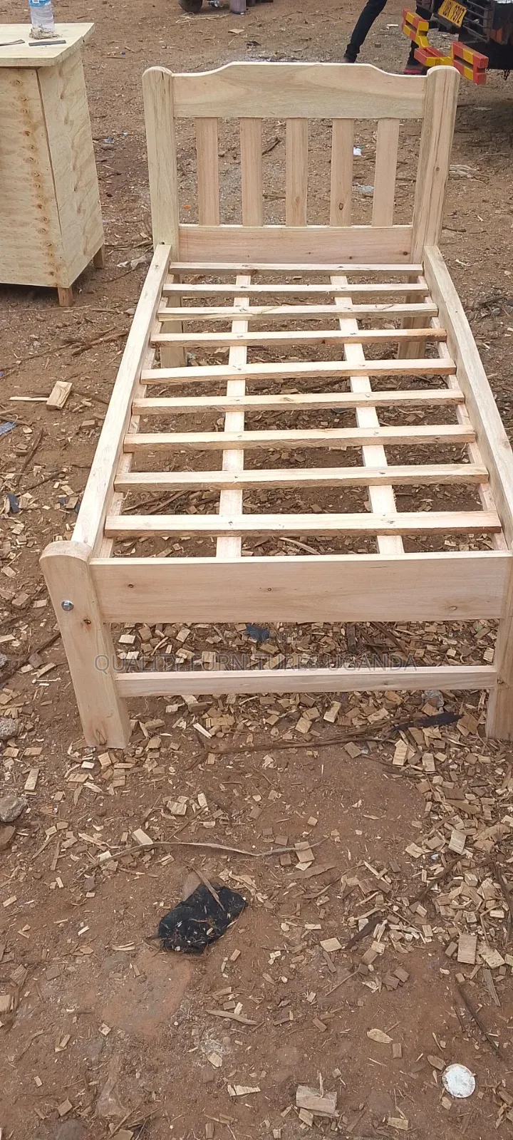 Hard Wooden 3 by 6 Bed