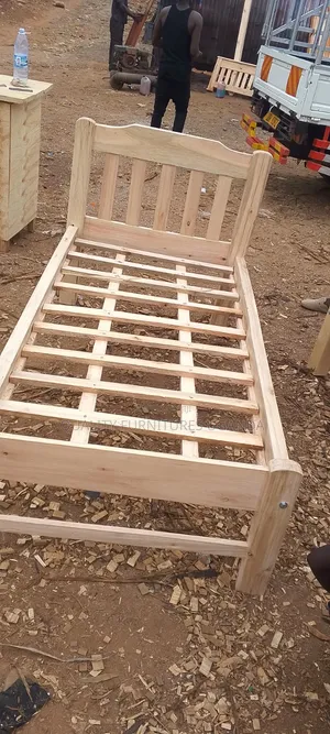 Hard Wooden 3 by 6 Bed