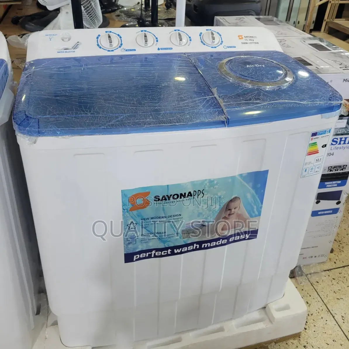 Sayona 15 Kg Twin Tube Washing Machine