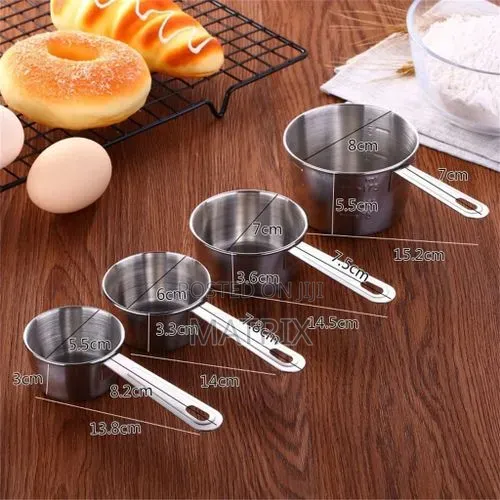 Measuring Cup 4Pcs Stainless Steel