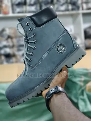 Original Timberland 6-Inch Premium Waterproof Grey Boots —