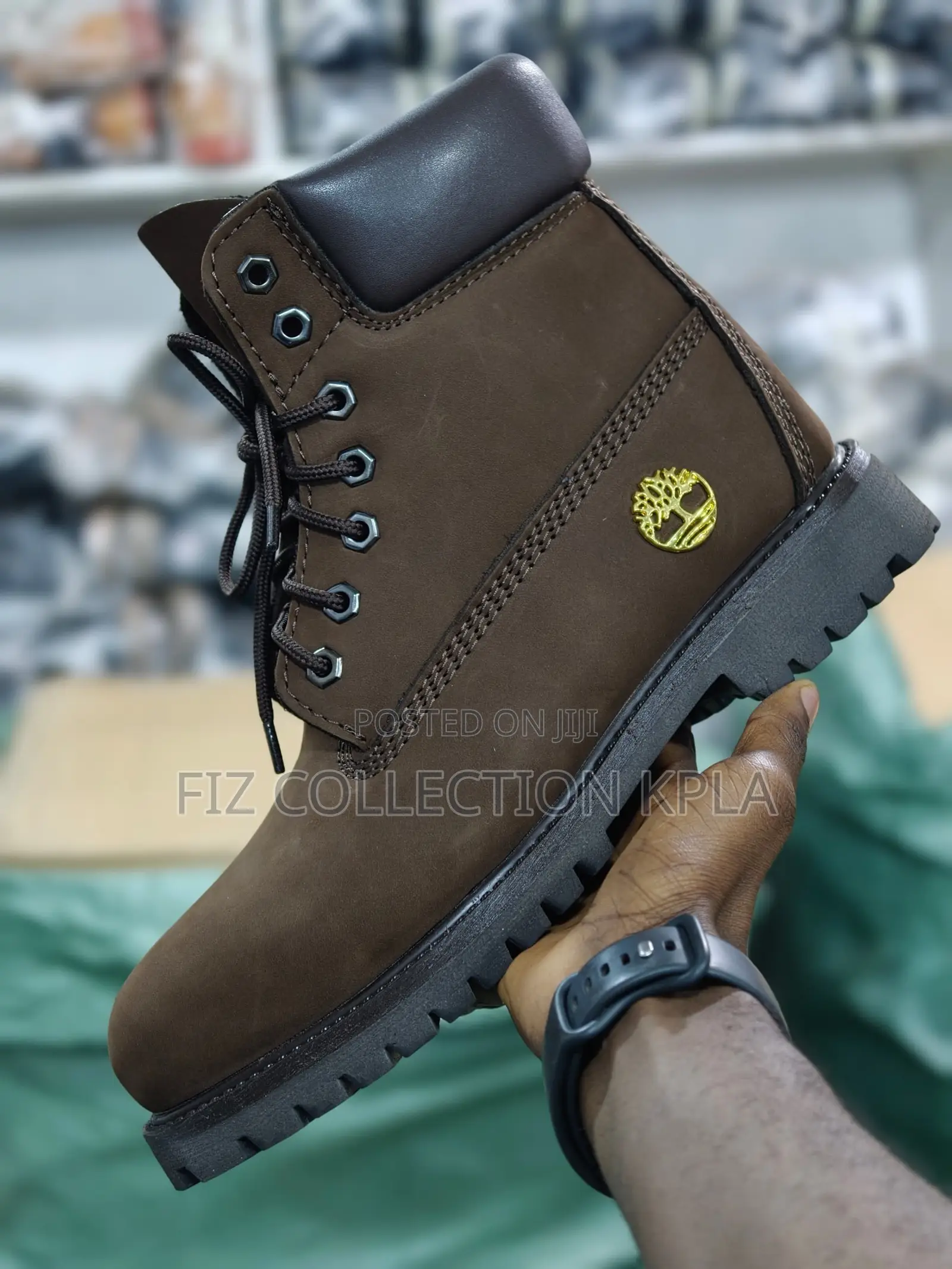 Original Timberland 6-Inch Premium Dark Brown Boots —