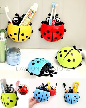 Cute Ladybug-Shaped Toothbrush Holders